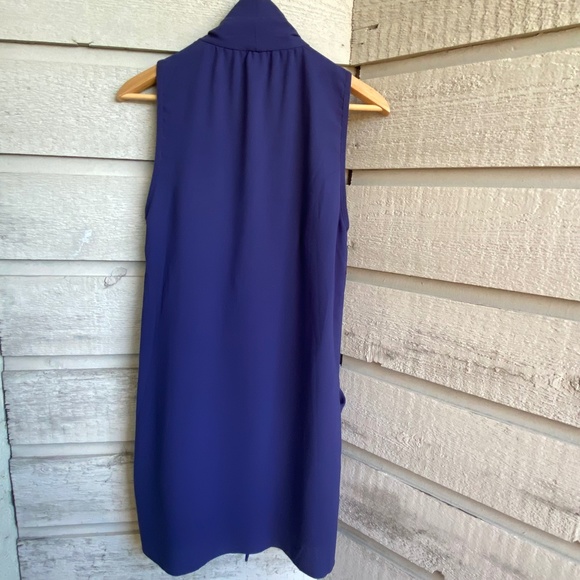 SOLD aritzia | sabine dress | muted royal blue | size small - Picture 8 of 11